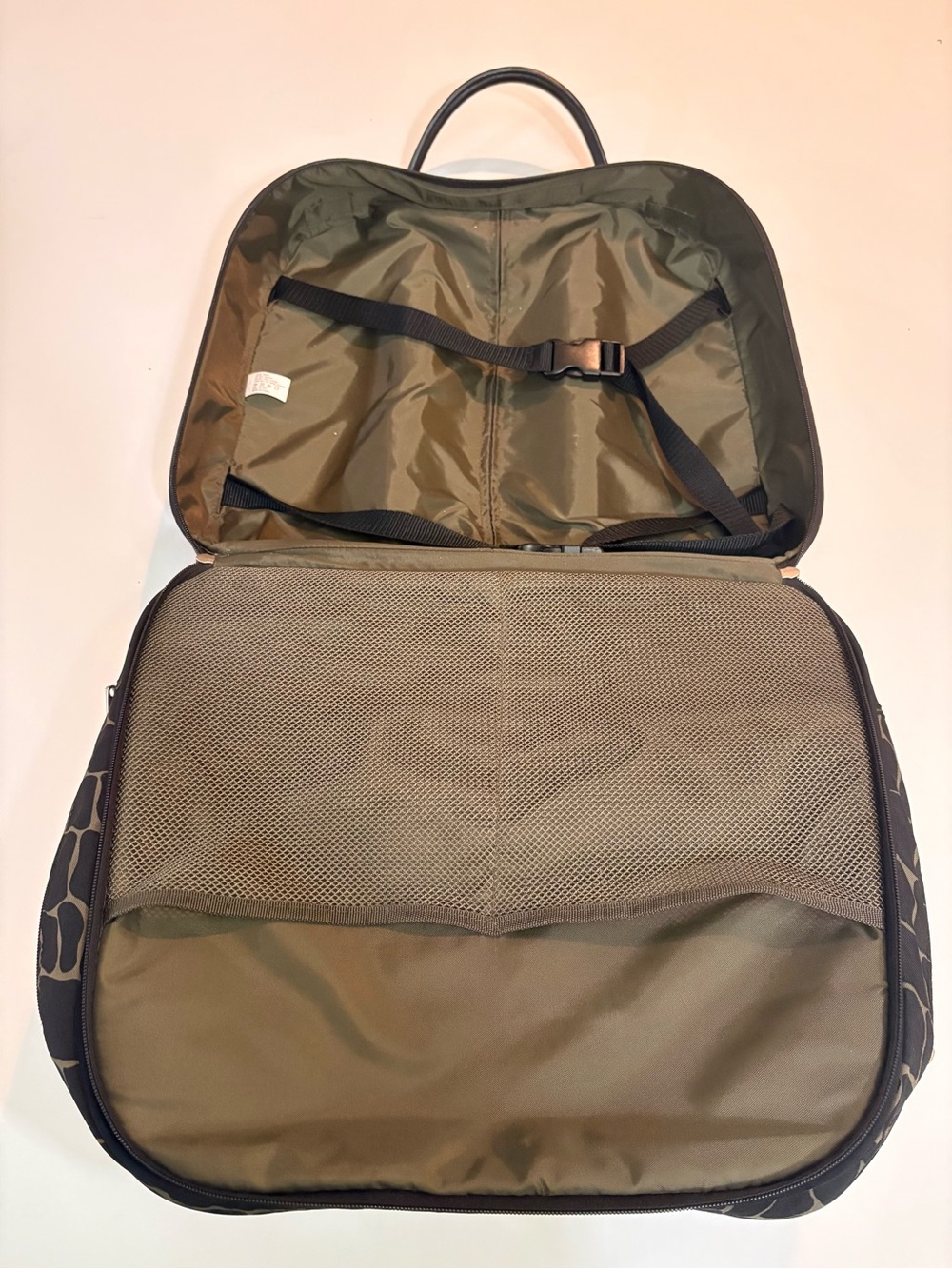 Baggallini Brown Giraffe-Print Laptop Bag - Picture 8 of 16